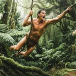 Il personaggio dell'urlo di Tarzan nelle jungla