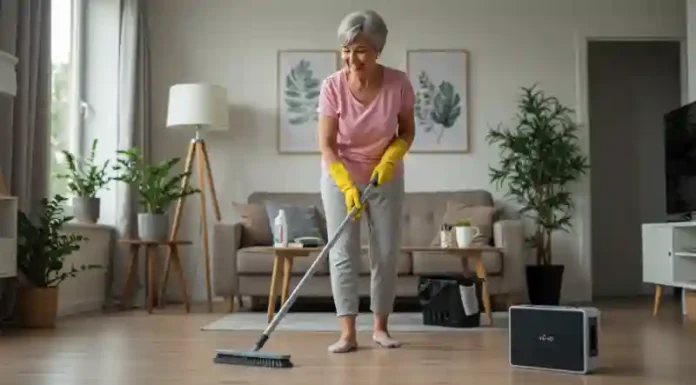 Pulizie di casa: allenamento naturale