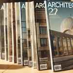 Riviste di architettura su un tavolo