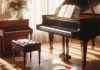Pianoforti acustici a coda e verticali a muro