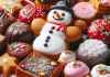 Dolci natalizi tipici, biscotti e frittelle