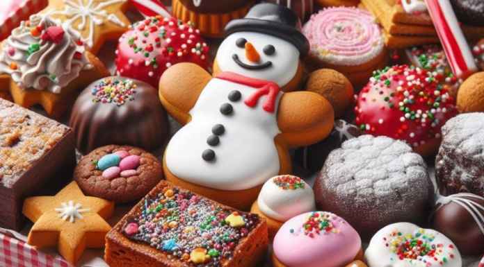 Dolci natalizi tipici, biscotti e frittelle