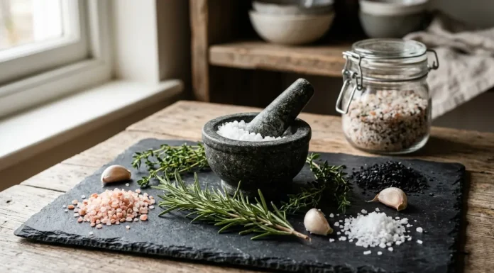 Sale da cucina: proprietà, tipi e usi