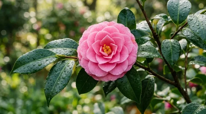 Camelia: origine, fiori e cura in vaso