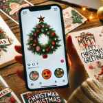 Auguri di Natale in formato tradizionale e su smartphone