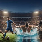 I Campionati del Mondo come grande evento sportivo globale: diversi atleti professionisti mentre competono in discipline differenti