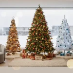 Alberi Natale veri in plastica e fai da te