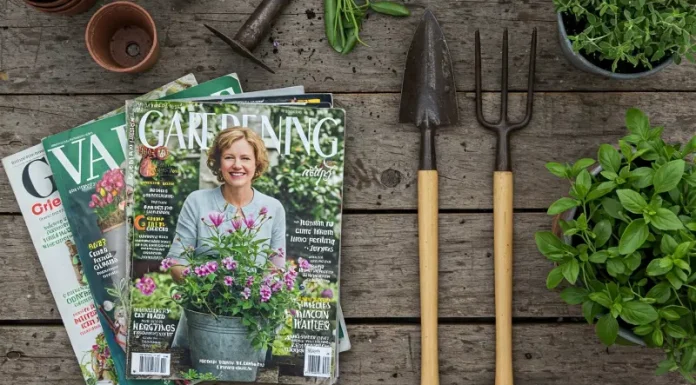 Riviste di giardinaggio: piante fiori e giardini