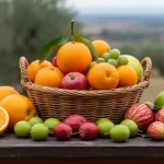 Cesto di frutta di stagione