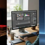 Evoluzione della modifica di foto dalla camera oscura a Photoshop fino all'editing con l'AI online