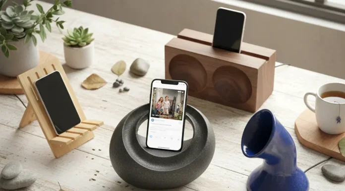Diffusori passivi per smartphone ecologici