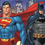 Illustrazione di protagonisti di fumetti americani più famosi