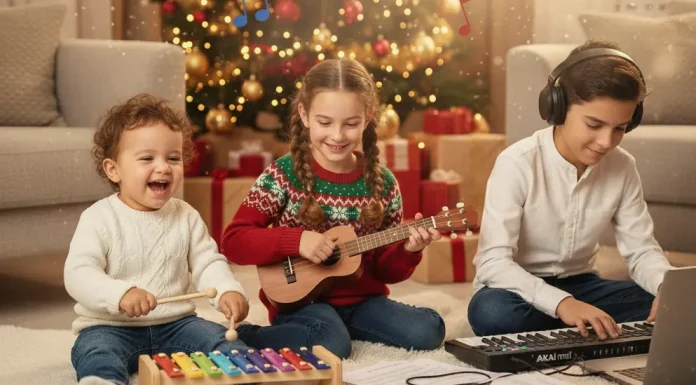 Regali di Natale per giovani musicisti