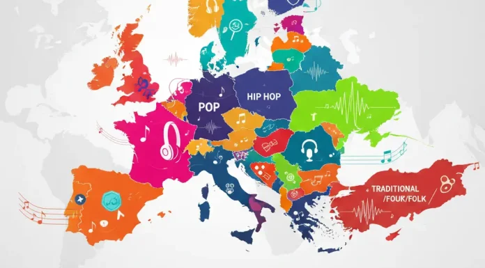 Musica più ascoltata in Europa: generi top
