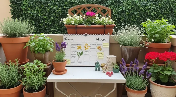 Piante da balcone: calendario semina